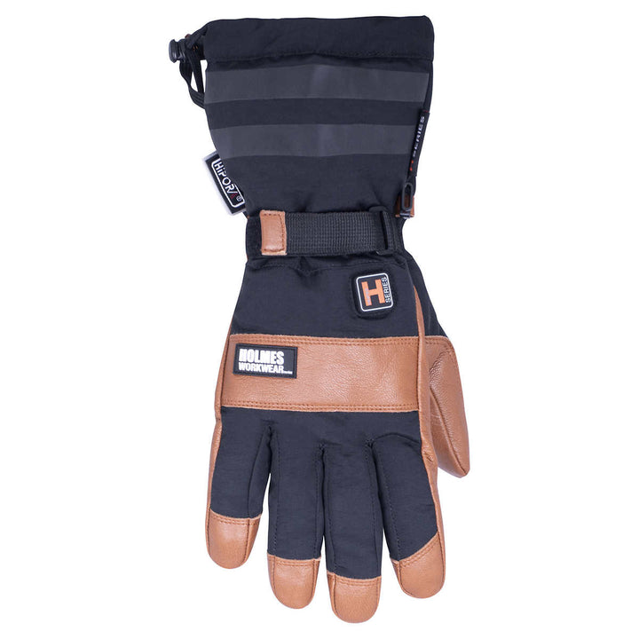 Holmes - Gants de travail chauffant en cuir de chèvre avec batterie lithium polymère