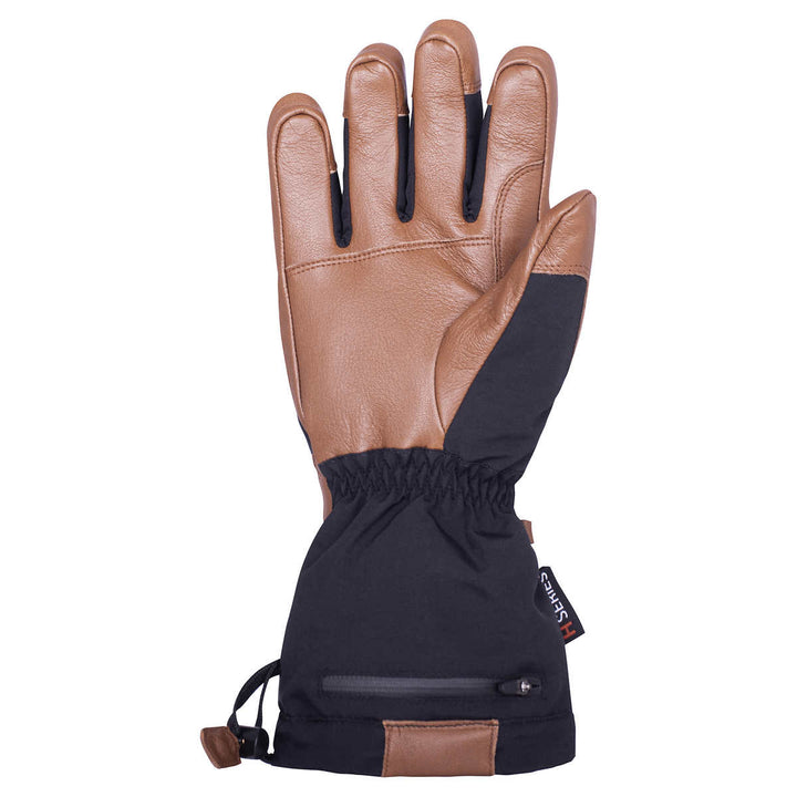 Holmes - Gants de travail chauffant en cuir de chèvre avec batterie lithium polymère