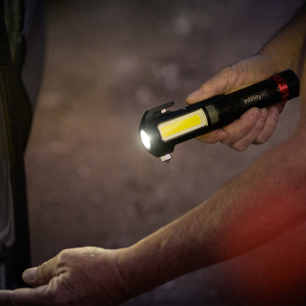 Infinity - 2 Lampes d’auto avec outil d’urgence X1