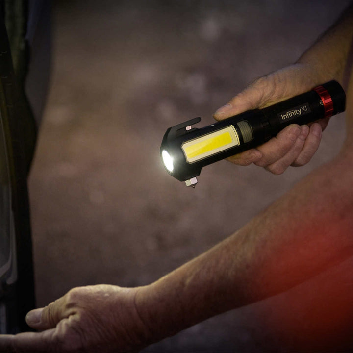 Infinity - 2 Lampes d’auto avec outil d’urgence X1