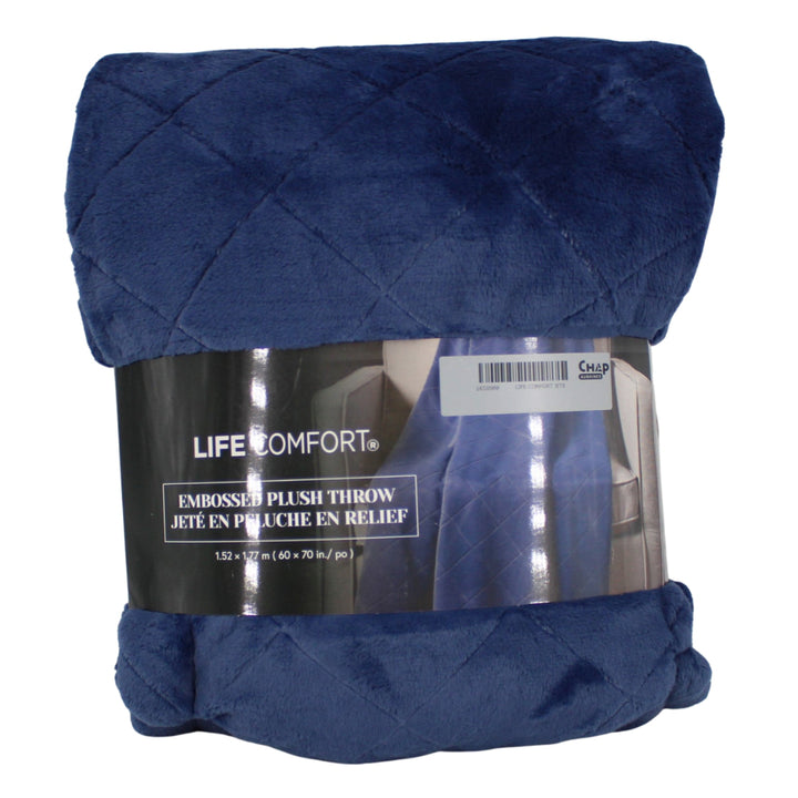 Life Comfort - Jeté en peluche en relief