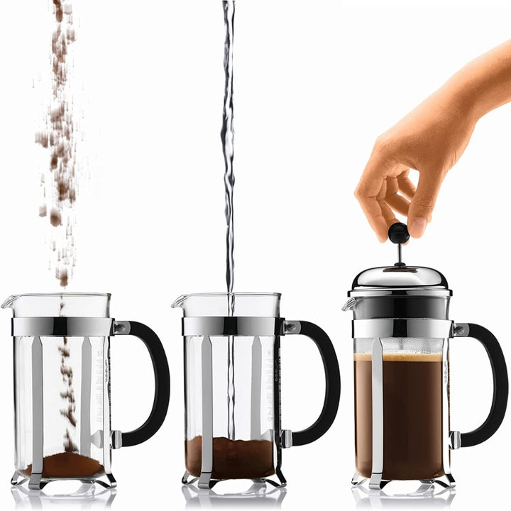 Bodum Chambord - Cafetière à piston française, 12 tasses à expresso