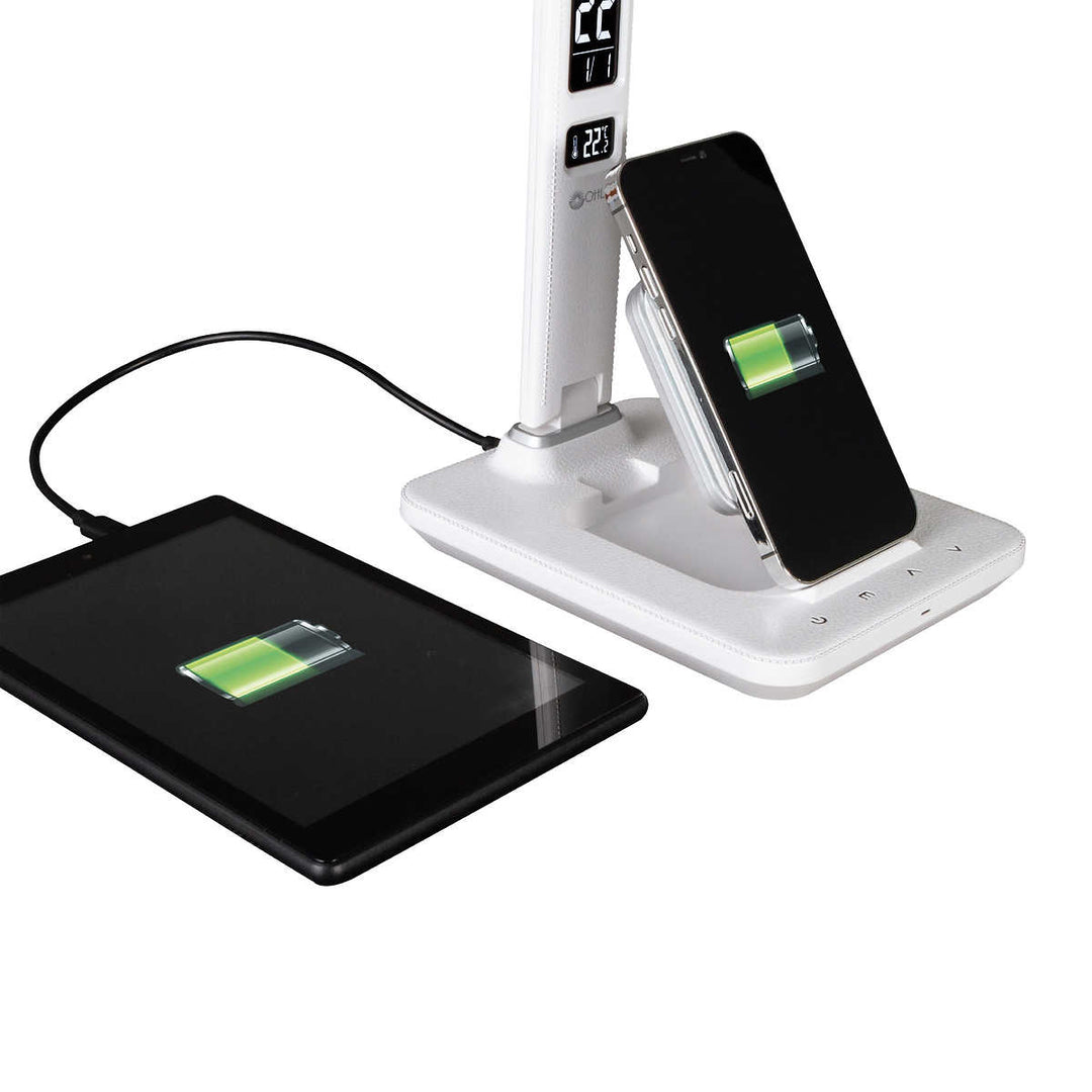 Ottlite - Lampe à DEL avec base de chargement sans fil extensible