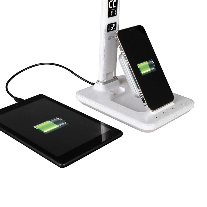 Ottlite - Lampe à DEL avec base de chargement sans fil extensible