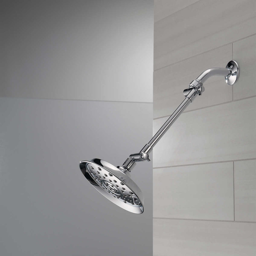 Delta 3-Setting Showerhead with Adjustable Arm in Chrome