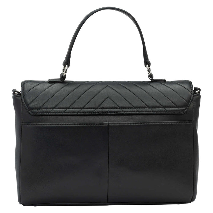 Karl Lagerfeld – Sac à main en cuir véritable modèle « Charlotte »