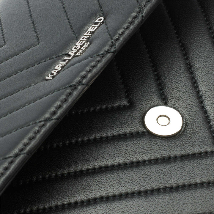 Karl Lagerfeld – Sac à main en cuir véritable modèle « Charlotte »