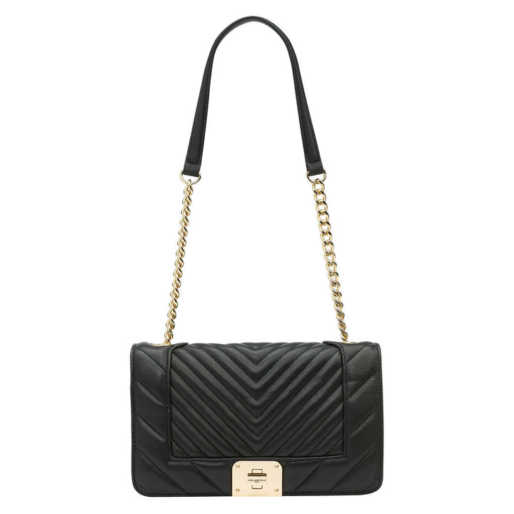 Karl Lagerfeld – Sac à bandoulière en cuir véritable modèle « Lara »