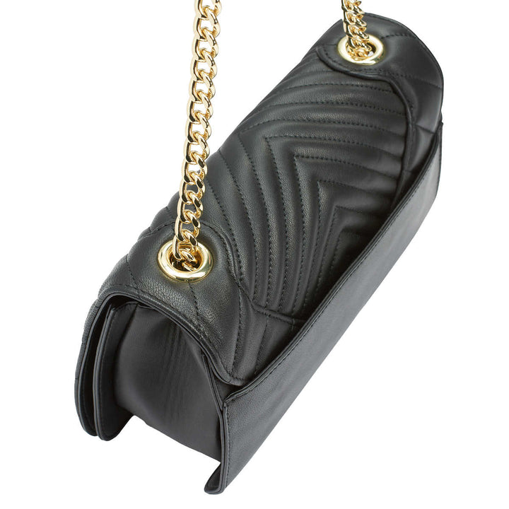 Karl Lagerfeld – Sac à bandoulière en cuir véritable modèle « Lara »