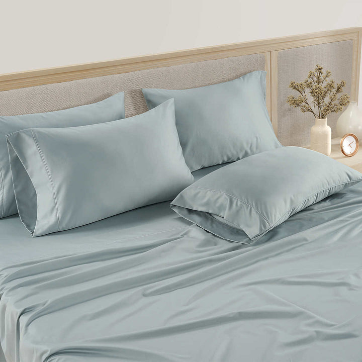 Scott Living - Ensemble de draps en satin de coton à contexture de 220 fils