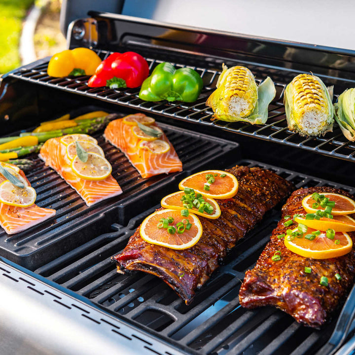 Nexgrill Revelry - Barbecue au gaz propane de 63 000 BTU à 4 brûleurs avec housse