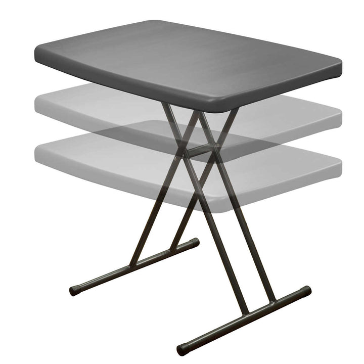 Star Elite - Table d’appoint pliante à hauteur réglable, paquet de 2