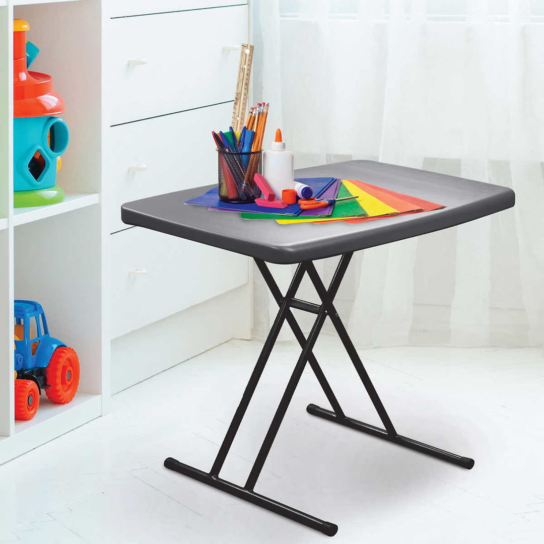 Star Elite - Table d’appoint pliante à hauteur réglable, paquet de 2