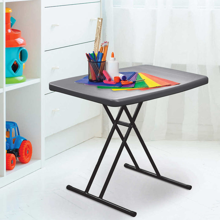 Star Elite - Table d’appoint pliante à hauteur réglable, paquet de 2