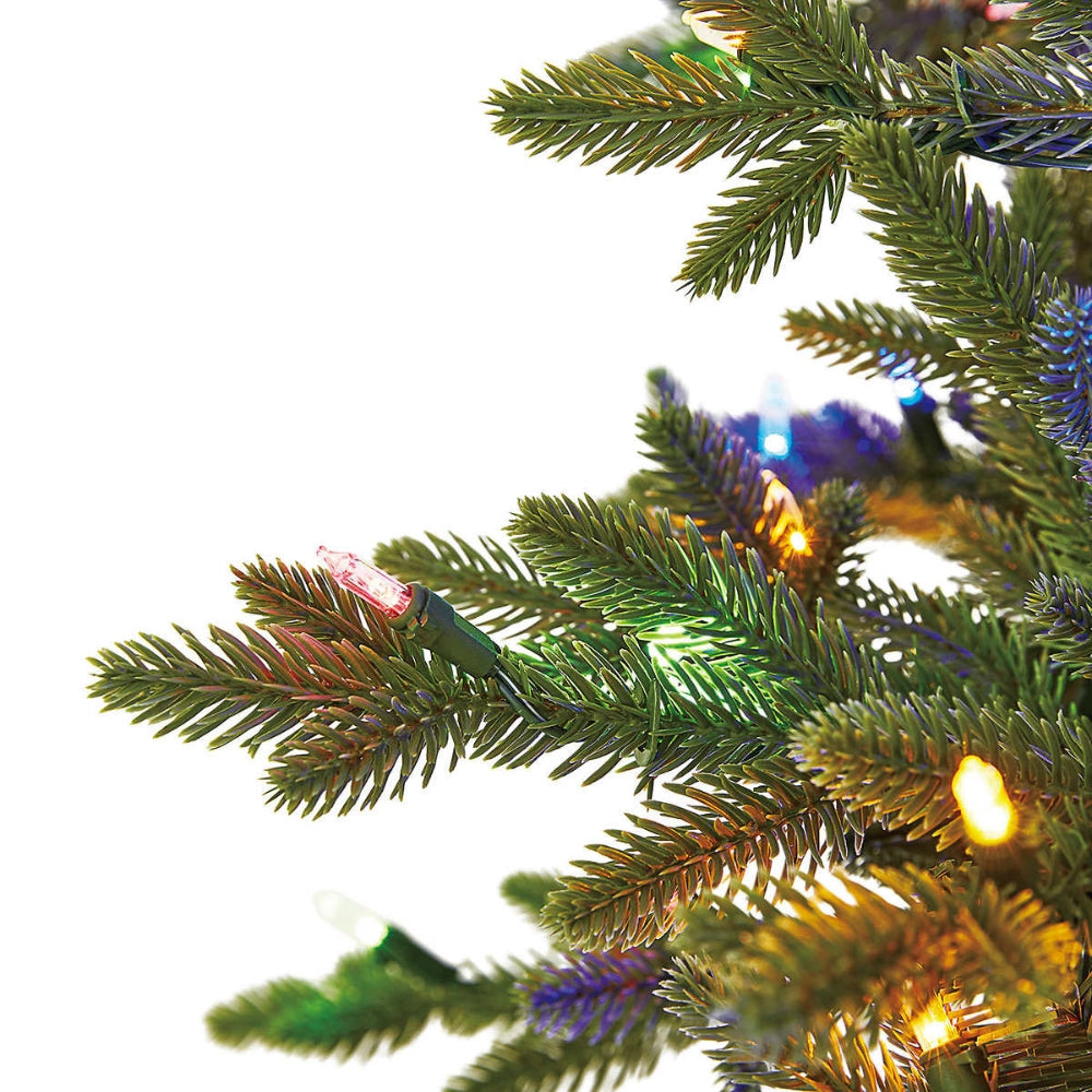 Aspen EZ Connect - Sapin de Noël artificiel illuminé élancé, 2 m (6,5 pi) avec 450 ampoules DEL SureBright