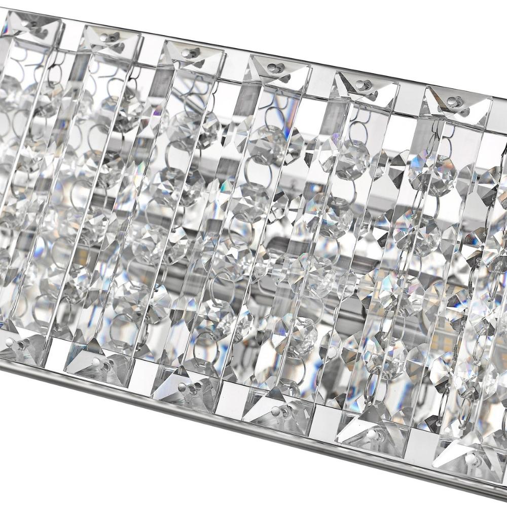 OVE - 5-Light Crystal Vanity Light, Patience Chrome 