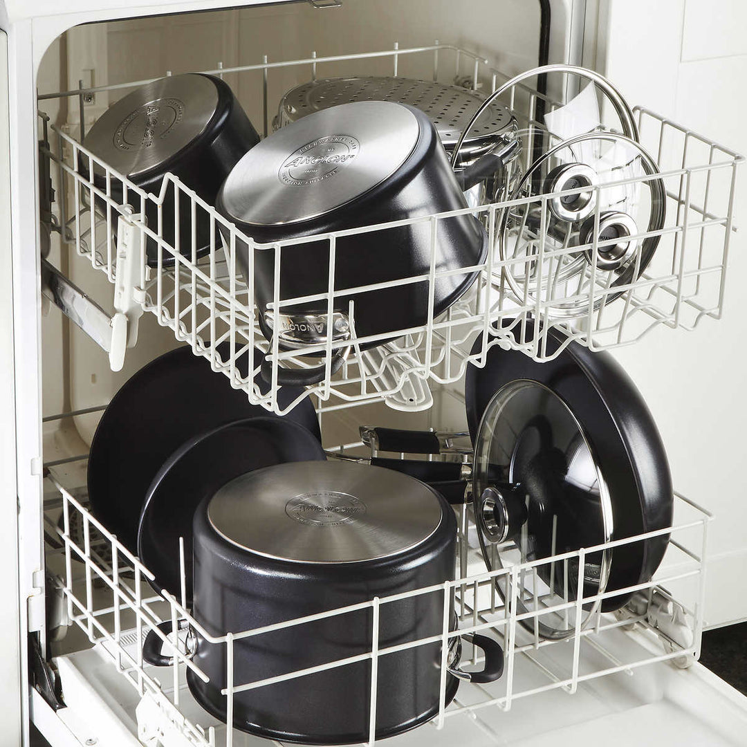 Anolon - Batterie de cuisine à anodisation dure, 10 pièces