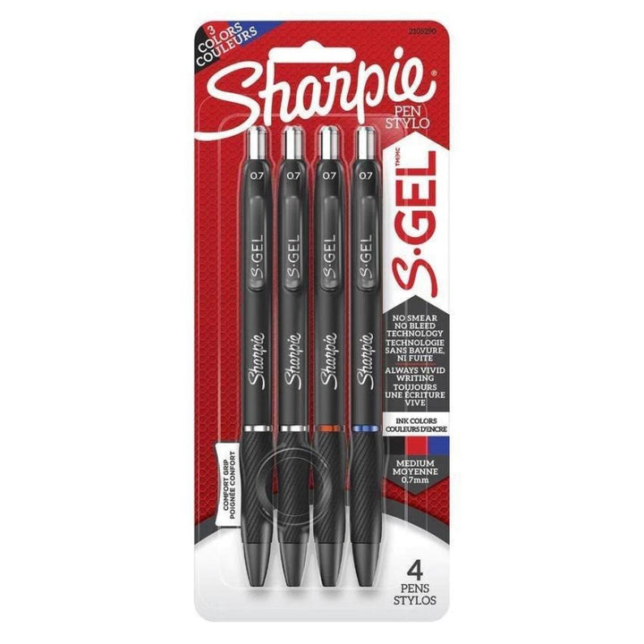 Sharpie - S-Gel, Medium Point (0.7mm), Assorted Color