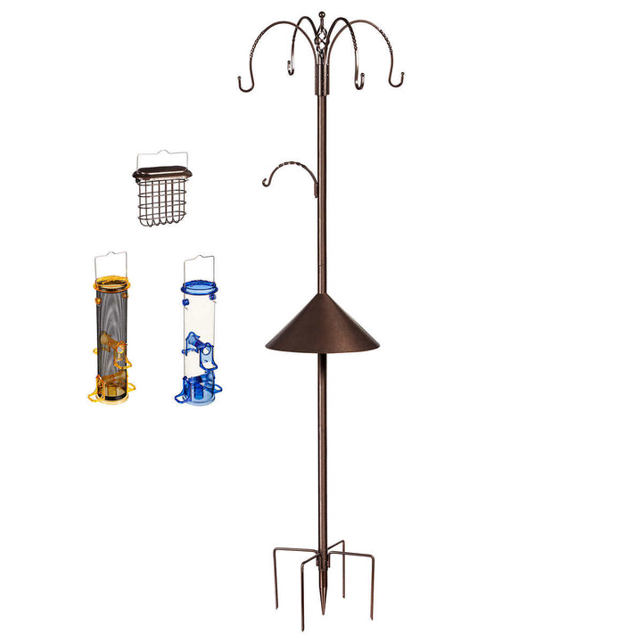 Evergreen - Ensemble de postes d'alimentation pour oiseaux sauvages