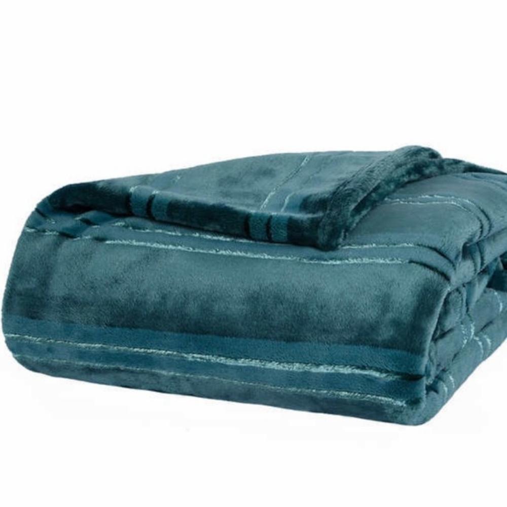 Life Comfort - Couverture douce rayée