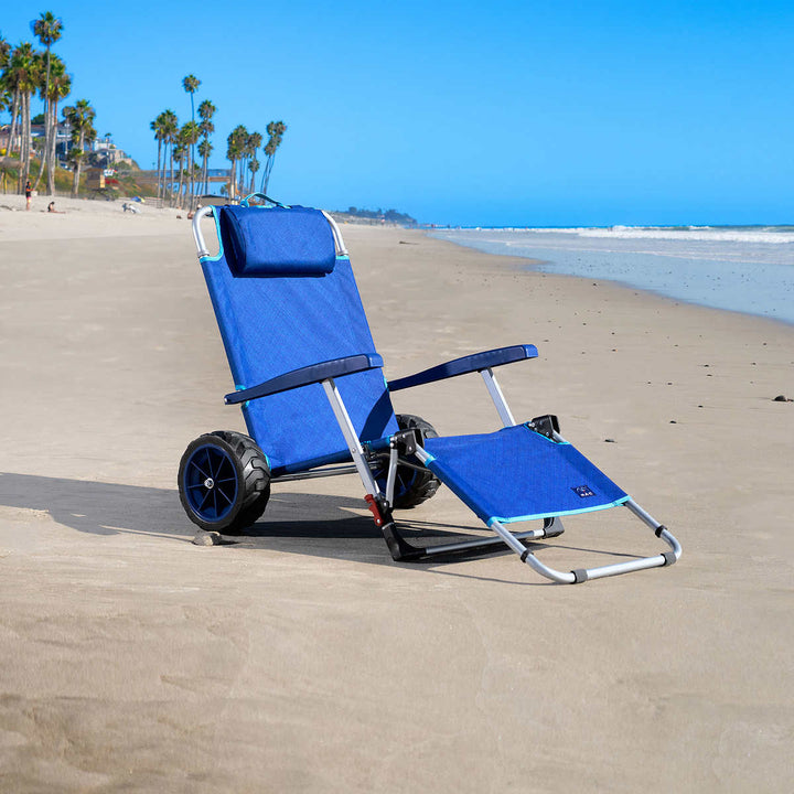 Mac Sports - Chaise longue pliable et chariot polyvalent