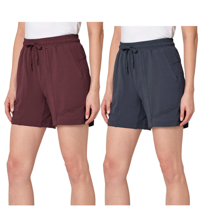 Mondetta Women's Knit Shorts, 2-Pack