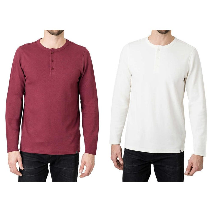 Cloudveil - Ensemble de 2 hauts Henley
