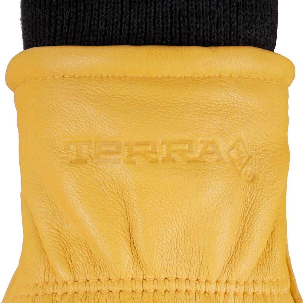 Terra - Paires de gants en peau de chevreuil, ensemble de 2