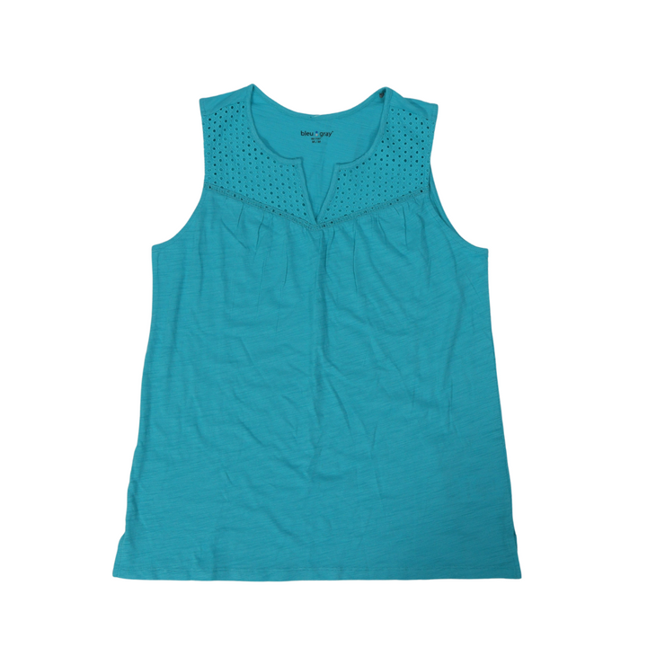 Bleu Gray - Haut sans manches