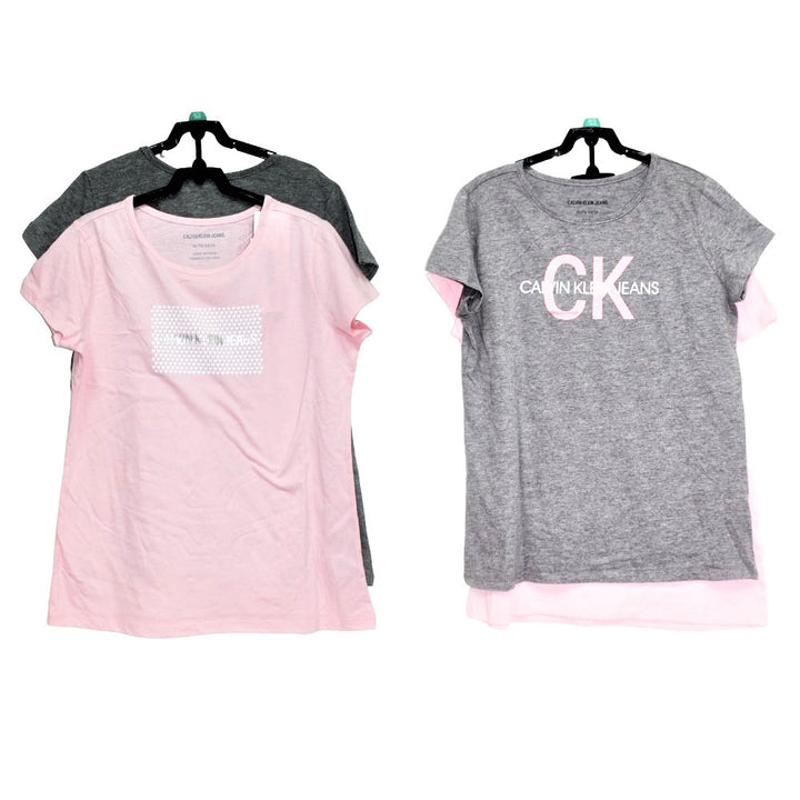 Calvin Klein - Chandail à manches courtes, paquet de 2