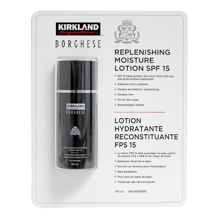 Kirkland Signature Borghese Lotion SPF 15, 100 ml 