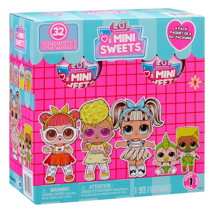 LOL Surprise Mini Sweets Peeps - 4-Pack