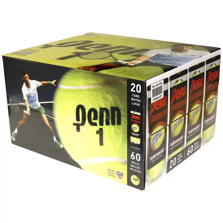 Penn - Ensemble de 60 balles de tennis