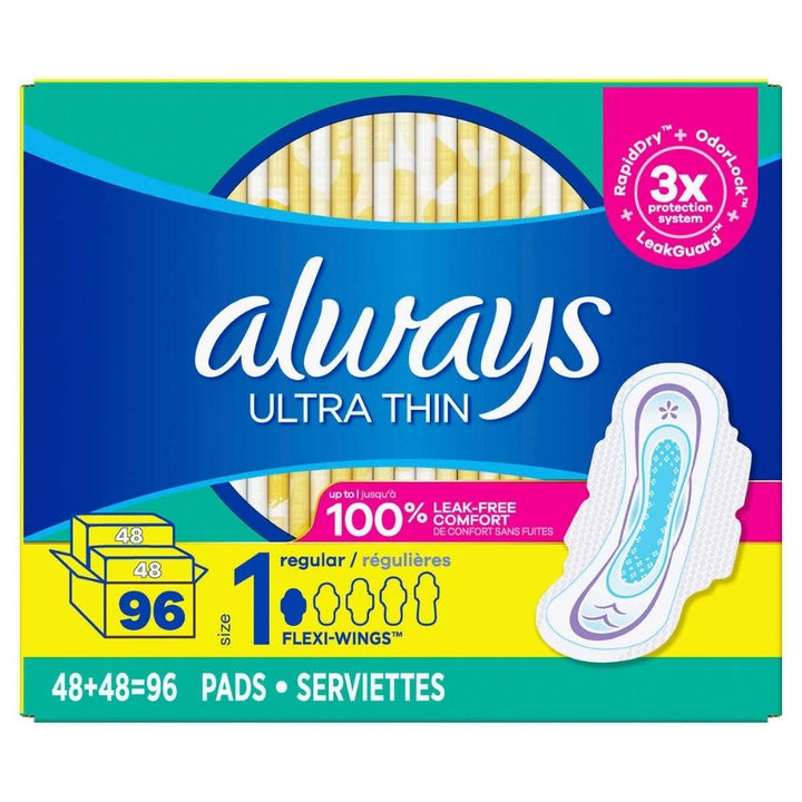 Always - Ultra Thin- Serviettes avec ailes