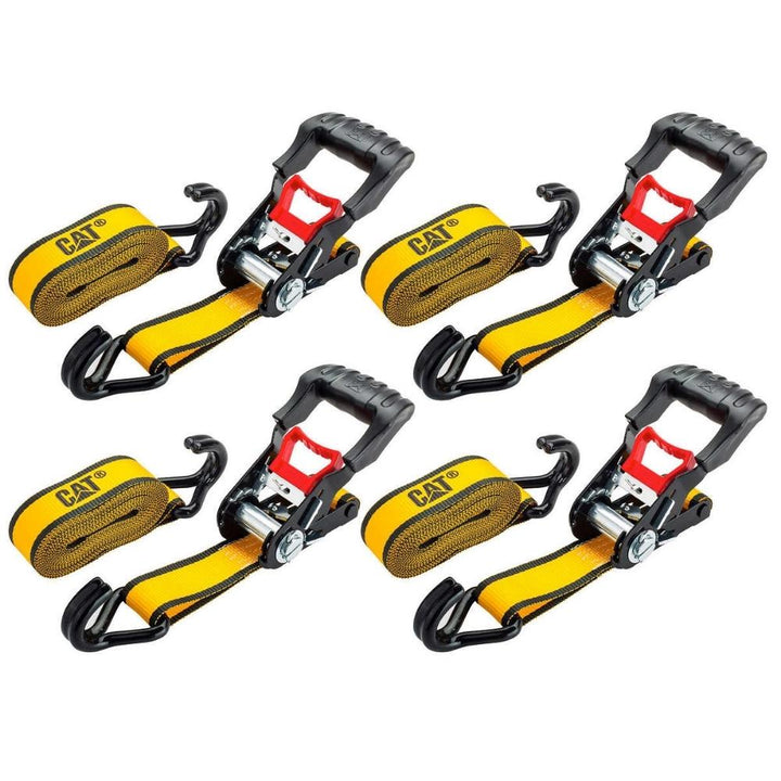 CAT 4.9 m (16') Ratcheting Tie Down Strap - 4-Pack