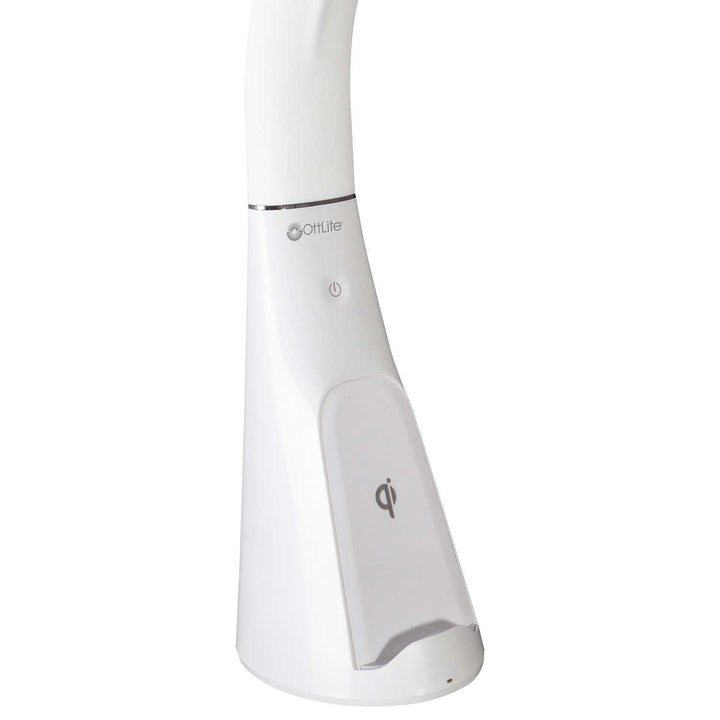 OttLite - Lampe à DEL sans fil à chargement avec socle pour téléphone