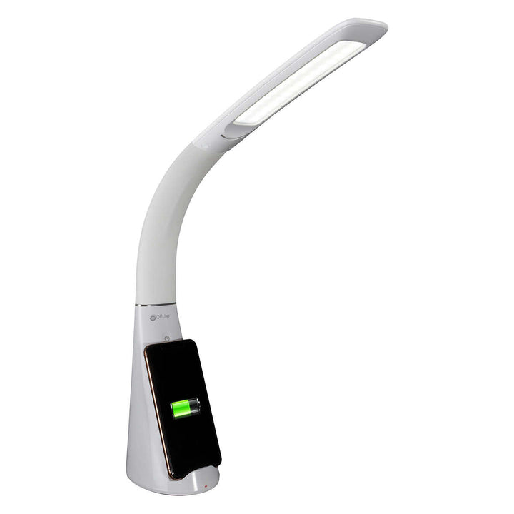 OttLite - Lampe à DEL sans fil à chargement avec socle pour téléphone